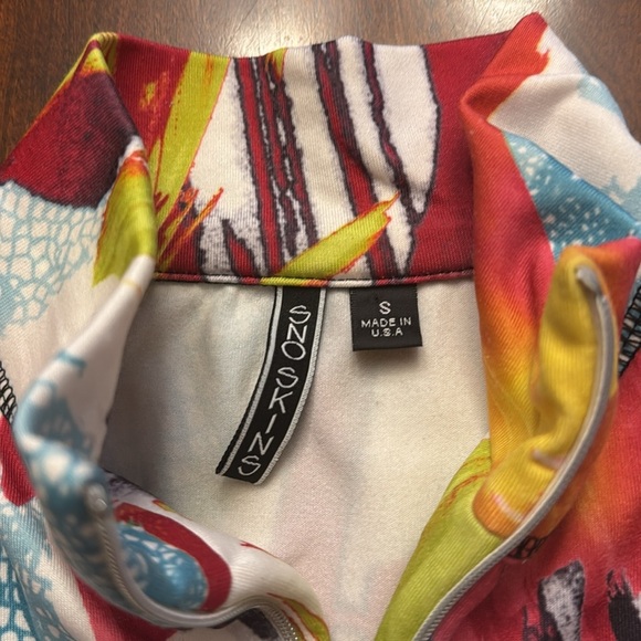 SnoSkins EUC Women Collared‎ Pullover 3/4 Zip-up Jacket - Picture 4 of 9